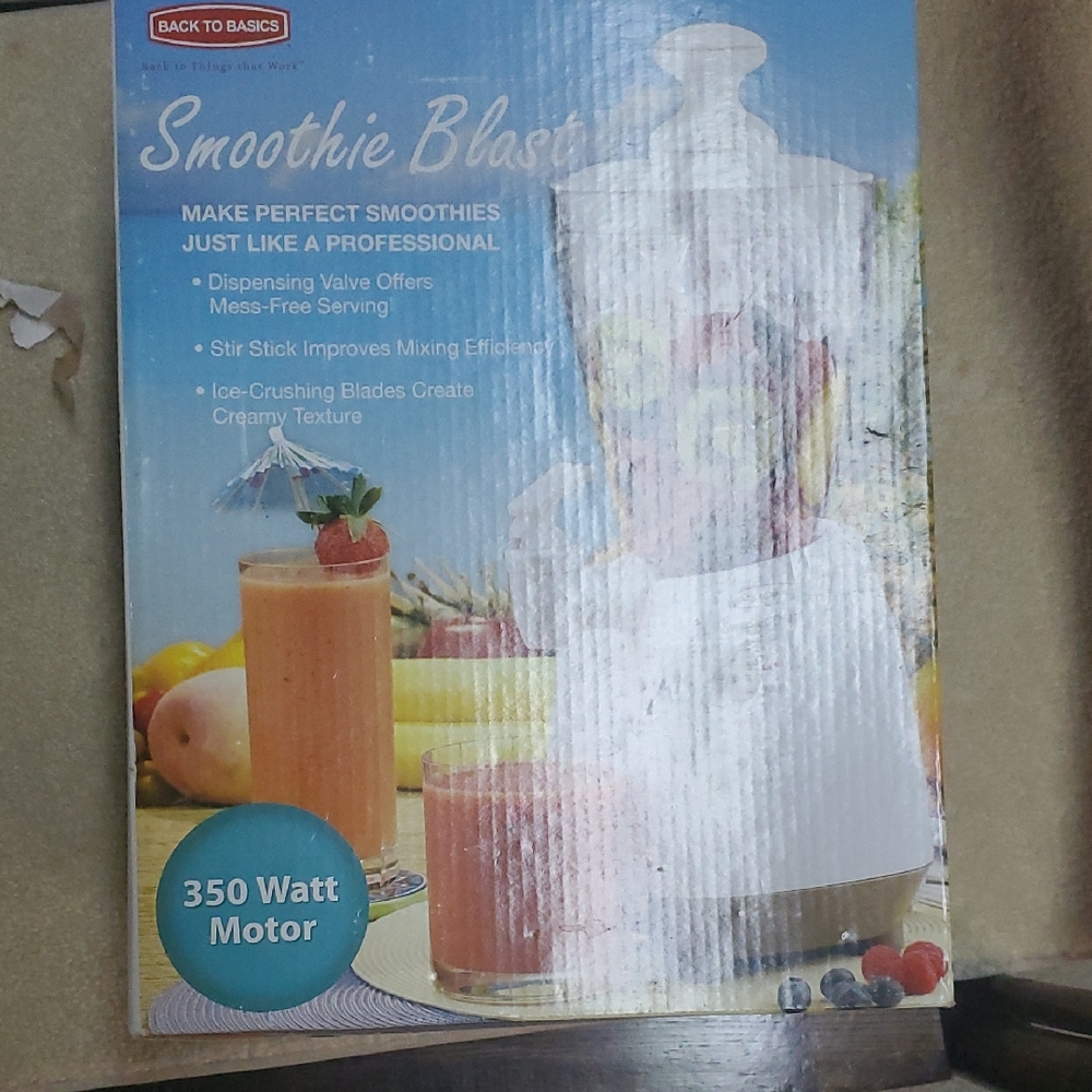 Back2Basics Smoothie Blast Blender - White
